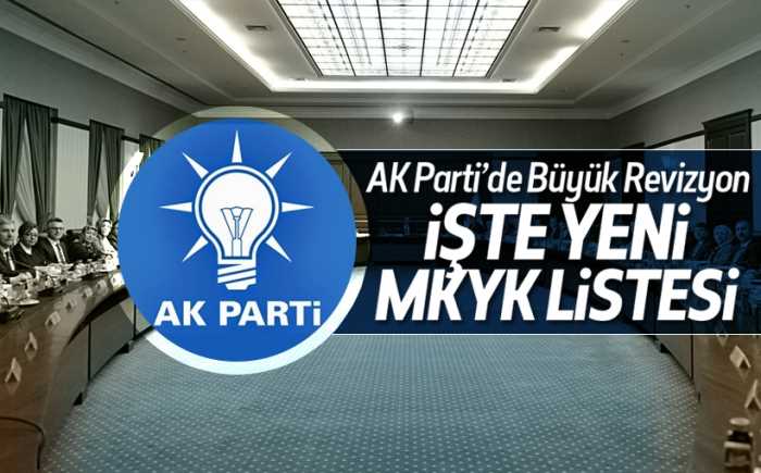 AK Parti Yeni MKYK'da büyük değişim var