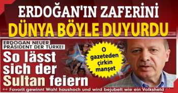 Almanlardan çirkin Erdoğan manşeti