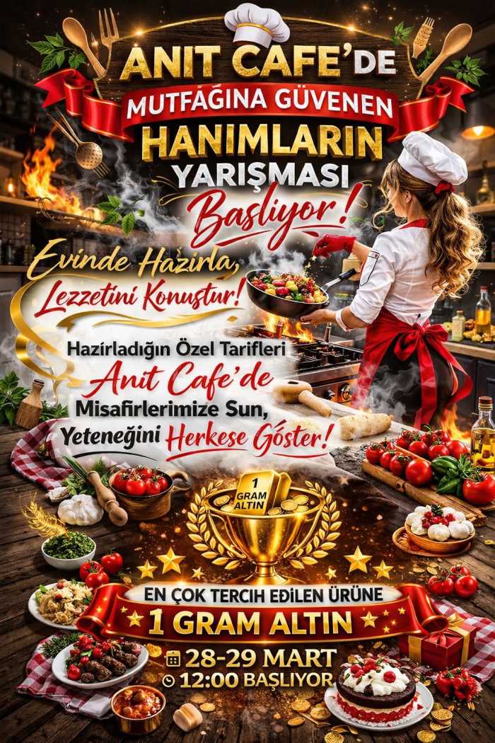 Anıt Cafe'de Lezzet Yarışı Başlıyor!
