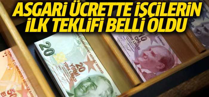 Asgari ücrette ilk teklif