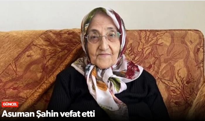 Asuman Şahin Son Yolculuğuna Uğurlanıyor