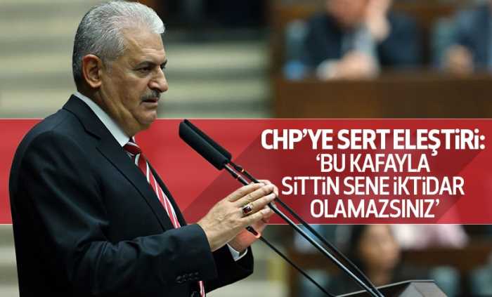 Başbakan'dan CHP'ye sert sözler