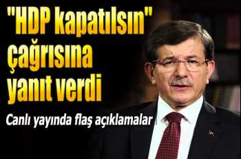 Başbakan Davutoğlu'ndan flaş açıklama
