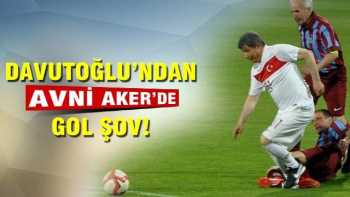 Başbakan Davutoğlu Trabzon'da gol şov yaptı!