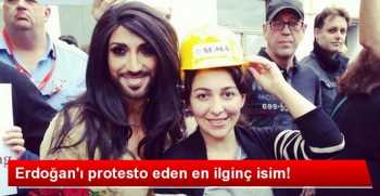 BAŞBAKANI Protesto Mitinginde Conchita Wurst Muamması