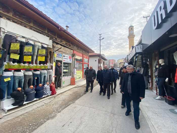 Başkan Aşgın Çöplü Arastası’nda incelemede bulundu  