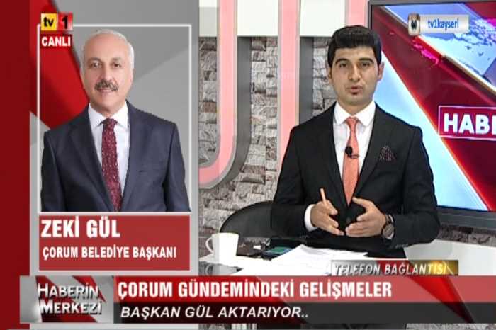 Başkan Gül, TV1’in konuğu oldu