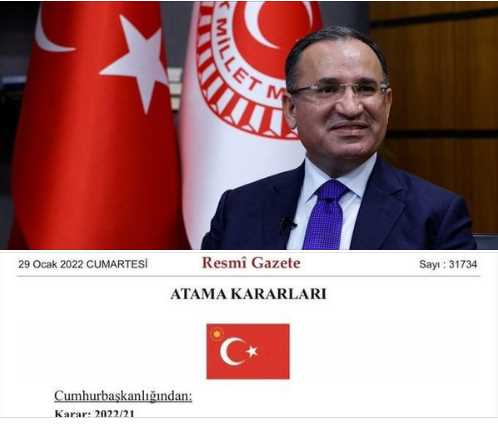 Bekir Bozdağ Yeniden Adalet Bakanı oldu