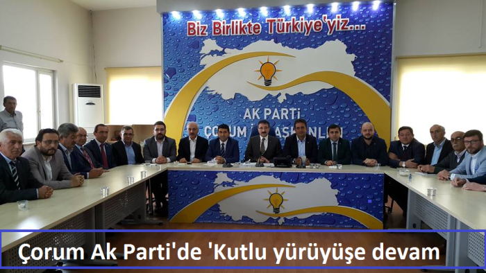 Bekiroğlu "Kutlu yürüyüşe devam" konseptiyle AK Parti'de Yola devam kararı alındı