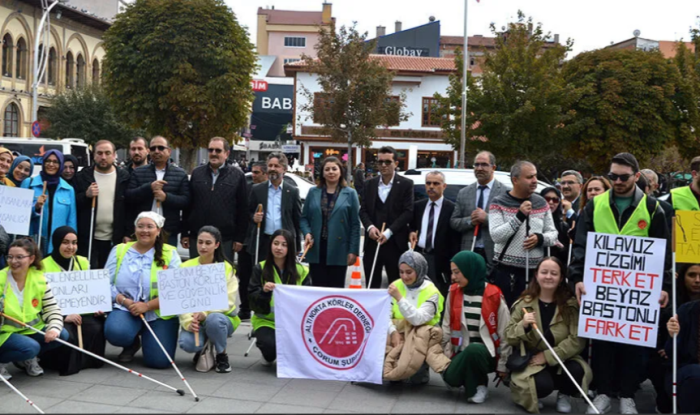 Beyaz Bastonla Farkındalık Yürüyüşü!