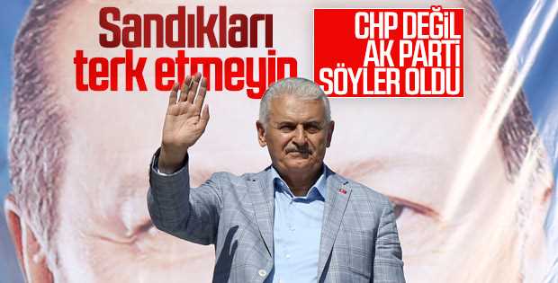 Binali Yıldırım'dan flaş sandık çağrısı