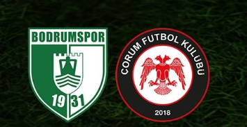 Bodrumspor - Ahlatçı Çorum FK maçı 