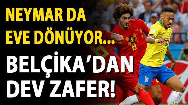 Brezilya kaybetti, Belçika Zafer Kazandı