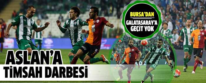 Bursaspor 1-1 Galatasaray