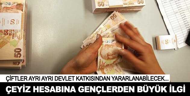 Çeyiz hesabına gençlerden büyük ilgi var