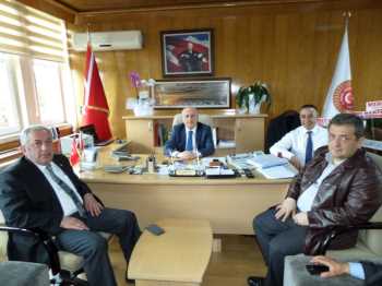 CHP İl Başkanı Cengiz Atlas ve Meclis Üyelerinden Kutlama Ziyareti