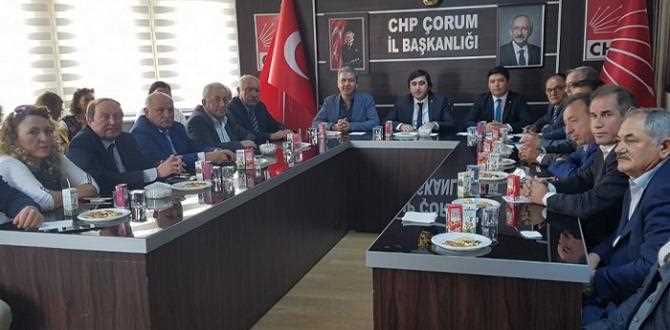 CHP İLÇE Örgütü Danışma Kurulu Toplandı