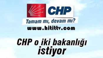 CHP İLE KOALİSYON O BAKANLIK YÜZÜNDEN OLMAZ