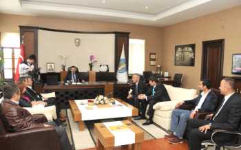 CHP'li Meclis Üylerinden Başkan Külcü'ye ziyaret