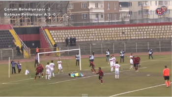 Çorum Belediyespor -2 Batman Petrolspor A.Ş -0