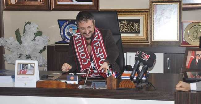 ÇORUM BELEDİYESPOR SİYASİLERDEN DESTEK İSTEDİ