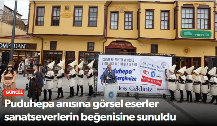 Çorum’da "Puduhepa Resim Sergisi açıldı!