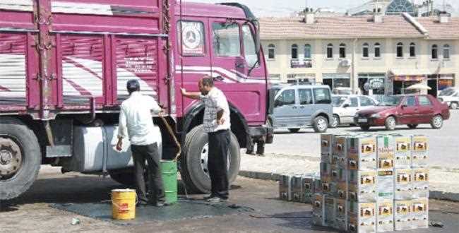 Çorum'da 10 numara yağ operasyonu