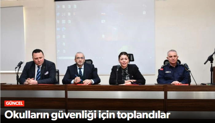 Çorum’da 2. Dönem Güvenli Okul Toplantısı Gerçekleştirildi!