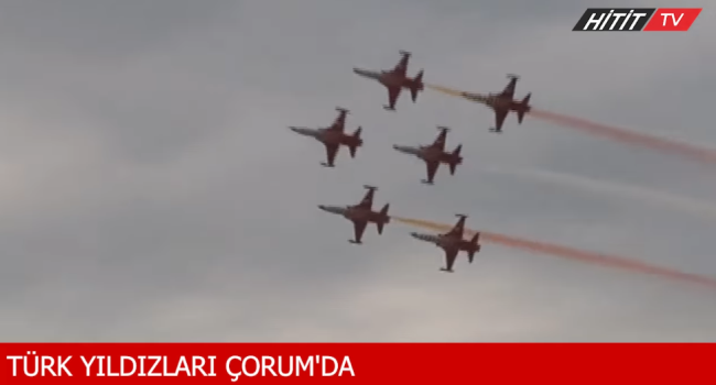 Çorum’da Cumhuriyet’in 102. Yılına Jet Selamı!
