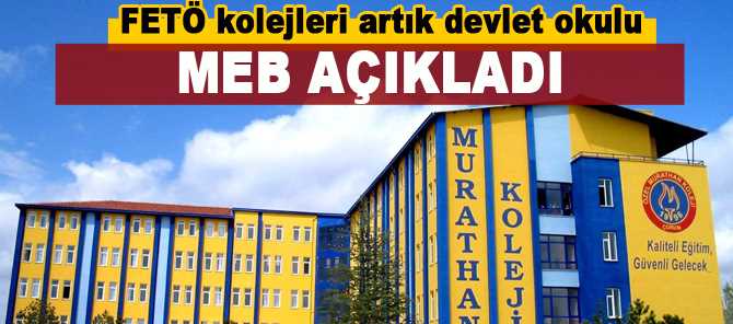 Çorum’da FETÖ ile bağlantılı okul ve eğitim kurumları kapatıldı. MEB söz konusu okulların devlet okulu olarak hizmet vermesi için çalışma başlattı.