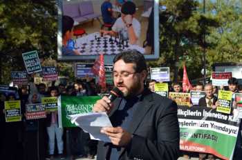 ÇORUM’DA İSRAİL PROTESTO EDİLDİ