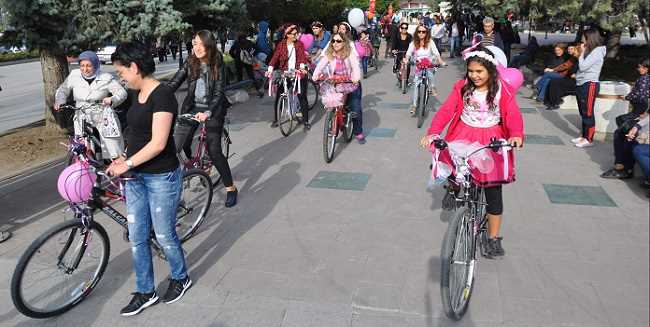 Çorum'da Süslü Kadınlar Bisiklet Turu 24 Eylül Pazar günü
