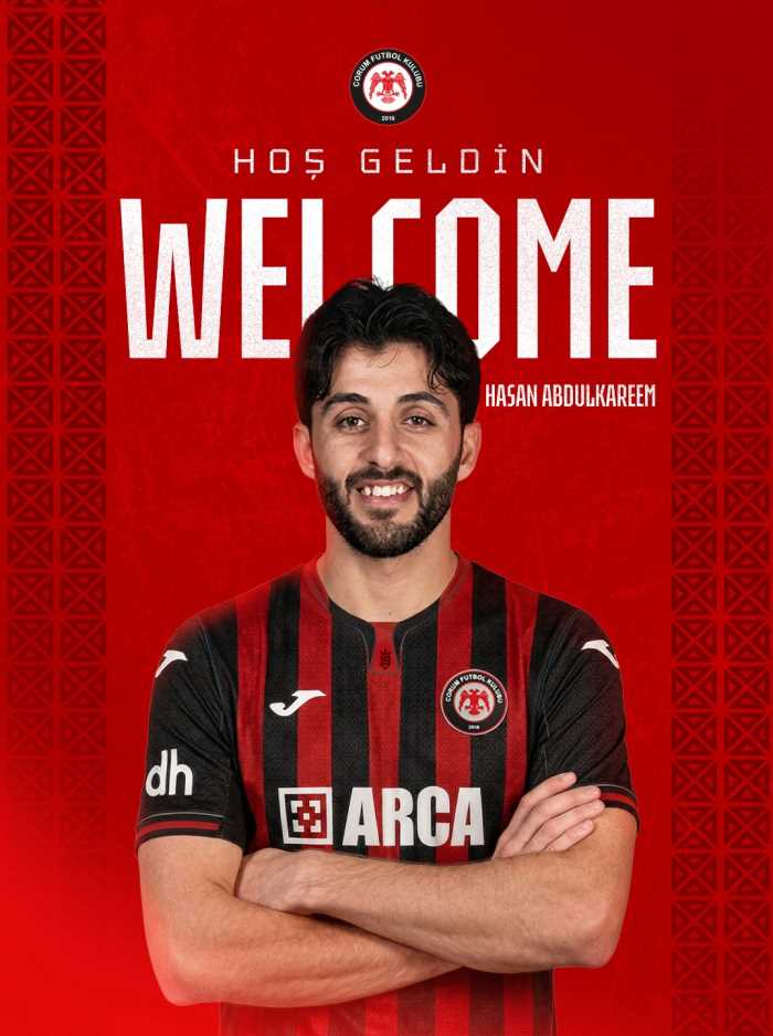 Çorum FK, Hasan Abdulkareem Transferini Resmen Duyurdu