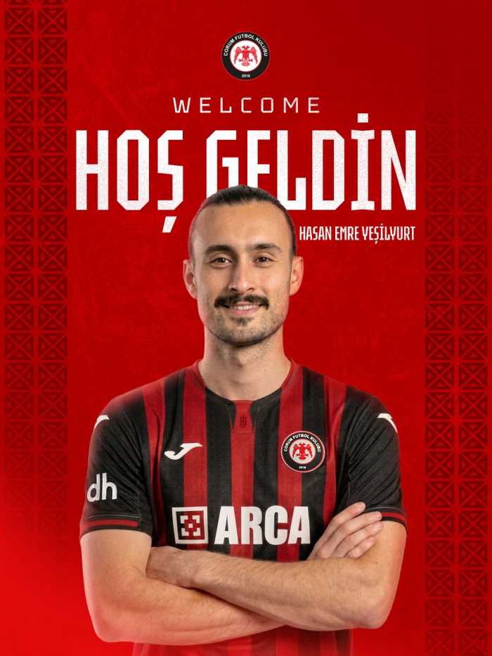 Çorum FK, Hasan Emre Yeşilyurt Transferini Resmen Duyurdu