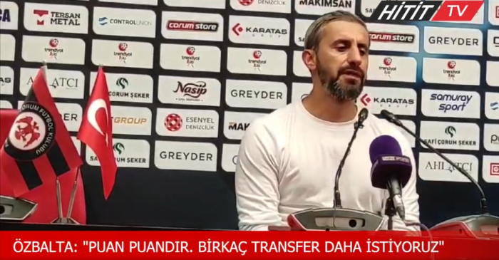 Çorum FK  Pıuan Puandır Birkaç Transfer Daha İstiyoruz