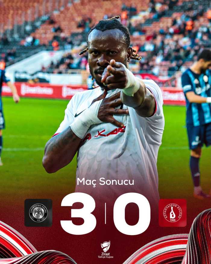 ÇORUM FK’dan Kupada Net Galibiyet