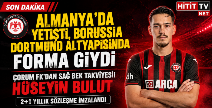 Çorum FK'dan Sağ Bek Takviyesi! Hüseyin Bulut Resmen Kırmızı-Siyahlı