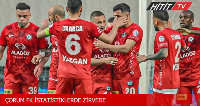 Çorum Fk istatistiklerde zirvede