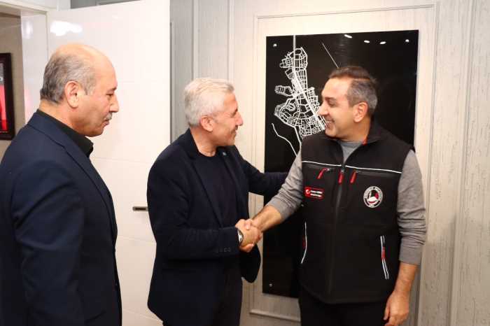 Çorum Gazeteciler Cemiyeti’nden Muhsin Dere’ye Ziyaret