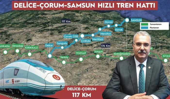 Çorum Hızlı Tren İhalesi 31 Aralık 2024 Salı Gününe Ertelendi!