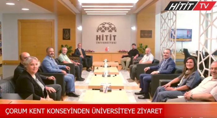 Çorum Kent Konseyi Hitit Üniversitesi'ne ziyaret gerçekleştirdi