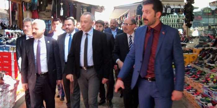 ÇORUM MHP TEŞKİLATLARINDAN ESNAF TURU