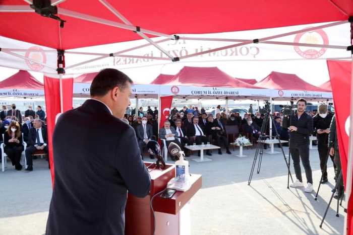 Çorum Onkoloji Hastanesi Tanı ve Tedavi Merkezinin Temeli Törenle Atıldı