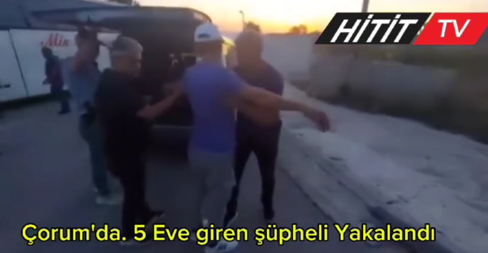 Çorum Polisi Şüpheliyi Otobüste Kıskıvrak Yakaladı!