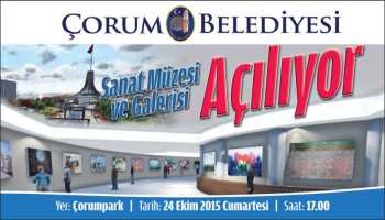 ÇORUM SANATÇILAR İÇİN VAZGEÇİLMEZ ŞEHİR OLMAYA ADAY