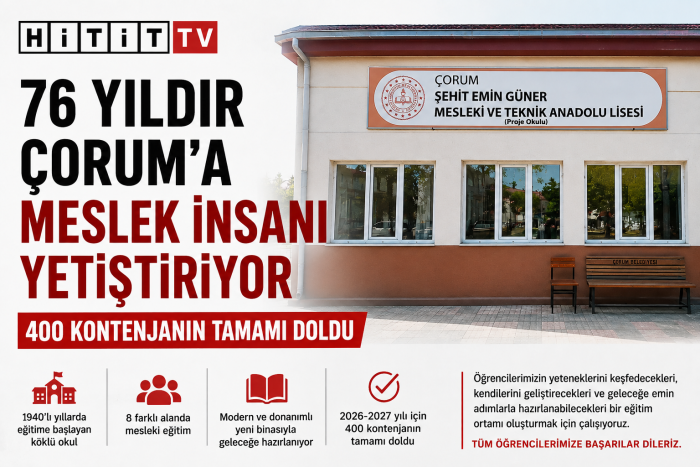 Çorum’un 76 Yıllık Eğitim Çınarına Rekor İlgi: 400 Kontenjanın Tamamı Doldu