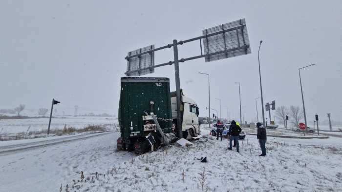 Çorum'un Alaca ilçesinde Trafik Kazası