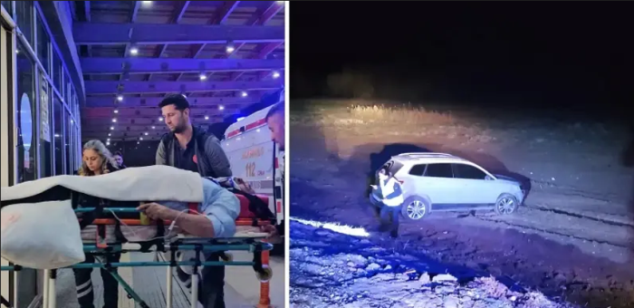 Çorum Yolunda Kaza Muş'un Serinova Belediye Başkanı Salih Çakmak Yaralı