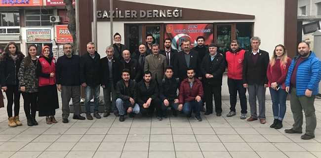 ÇORUMLU GENÇLER'DEN GAZİLER DERNEĞİNE ZİYARET