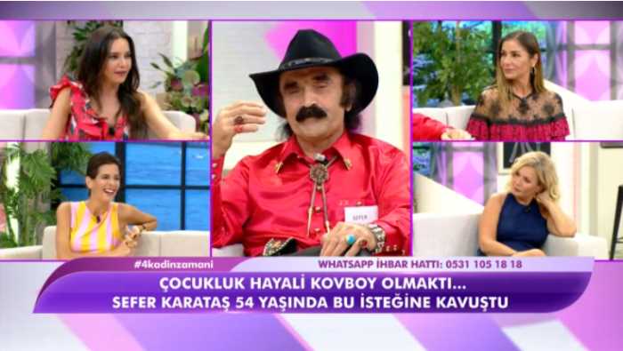 Çorumlu Kovboy Sefer hoca Kanal D'ye konuk oldu